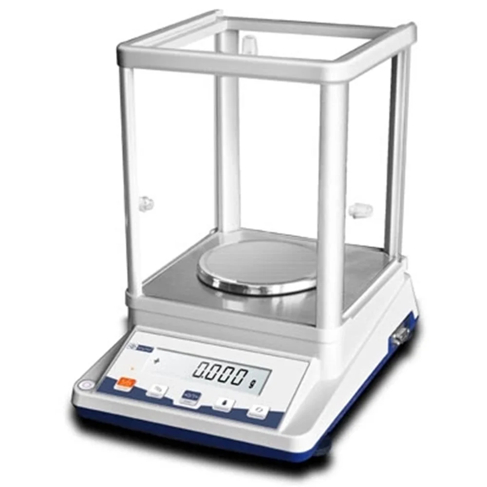 ترازوی تحلیلی الکترونیکی INWWUH، مقیاس دقیق 100 گرم/0.001 گرم، دقت بالا، نمایشگر LCD بزرگ دیجیتال، ابزار آزمایشگاهی علمی با محافظ باد ترازوی تحلیلی الکترونیکی INWWUH، مقیاس دقیق 100 گرم/0.001 گرم، دقت بالا، نمایشگر LCD بزرگ دیجیتال، ابزار آزمایشگاهی علمی با محافظ باد