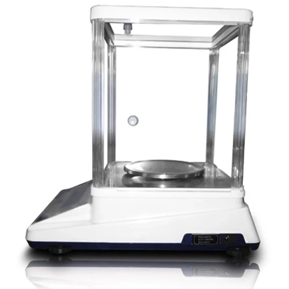 ترازوی تحلیلی الکترونیکی INWWUH، مقیاس دقیق 100 گرم/0.001 گرم، دقت بالا، نمایشگر LCD بزرگ دیجیتال، ابزار آزمایشگاهی علمی با محافظ باد ترازوی تحلیلی الکترونیکی INWWUH، مقیاس دقیق 100 گرم/0.001 گرم، دقت بالا، نمایشگر LCD بزرگ دیجیتال، ابزار آزمایشگاهی علمی با محافظ باد