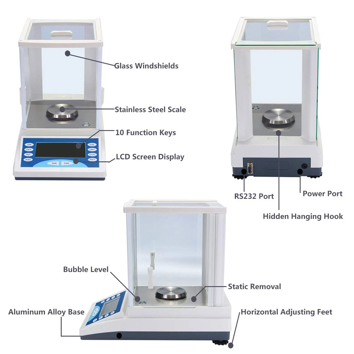 ترازوی تحلیلی آزمایشگاهی پیشرفته با دقت فوق العاده بالا 200 گرم / 0.1 میلی گرم، ترازوی دیجیتال دقیق، ابزار ویژه آزمایشگاهی با پایه آلیاژ آلومینیوم برای استفاده در آزمایشگاه ترازوی تحلیلی آزمایشگاهی پیشرفته با دقت فوق العاده بالا 200 گرم / 0.1 میلی گرم، ترازوی دیجیتال دقیق، ابزار ویژه آزمایشگاهی با پایه آلیاژ آلومینیوم برای استفاده در آزمایشگاه
