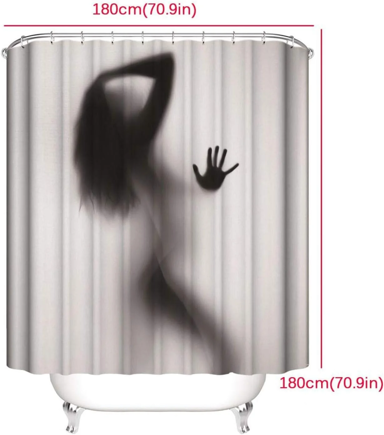 پرده حمام 180x180 سانتیمتری به همراه ست پادری ضد لغزش، فرش حمام، و روکش درب توالت، ضد آب، دکور حمام پرده حمام 180x180 سانتیمتری به همراه ست پادری ضد لغزش، فرش حمام، و روکش درب توالت، ضد آب، دکور حمام