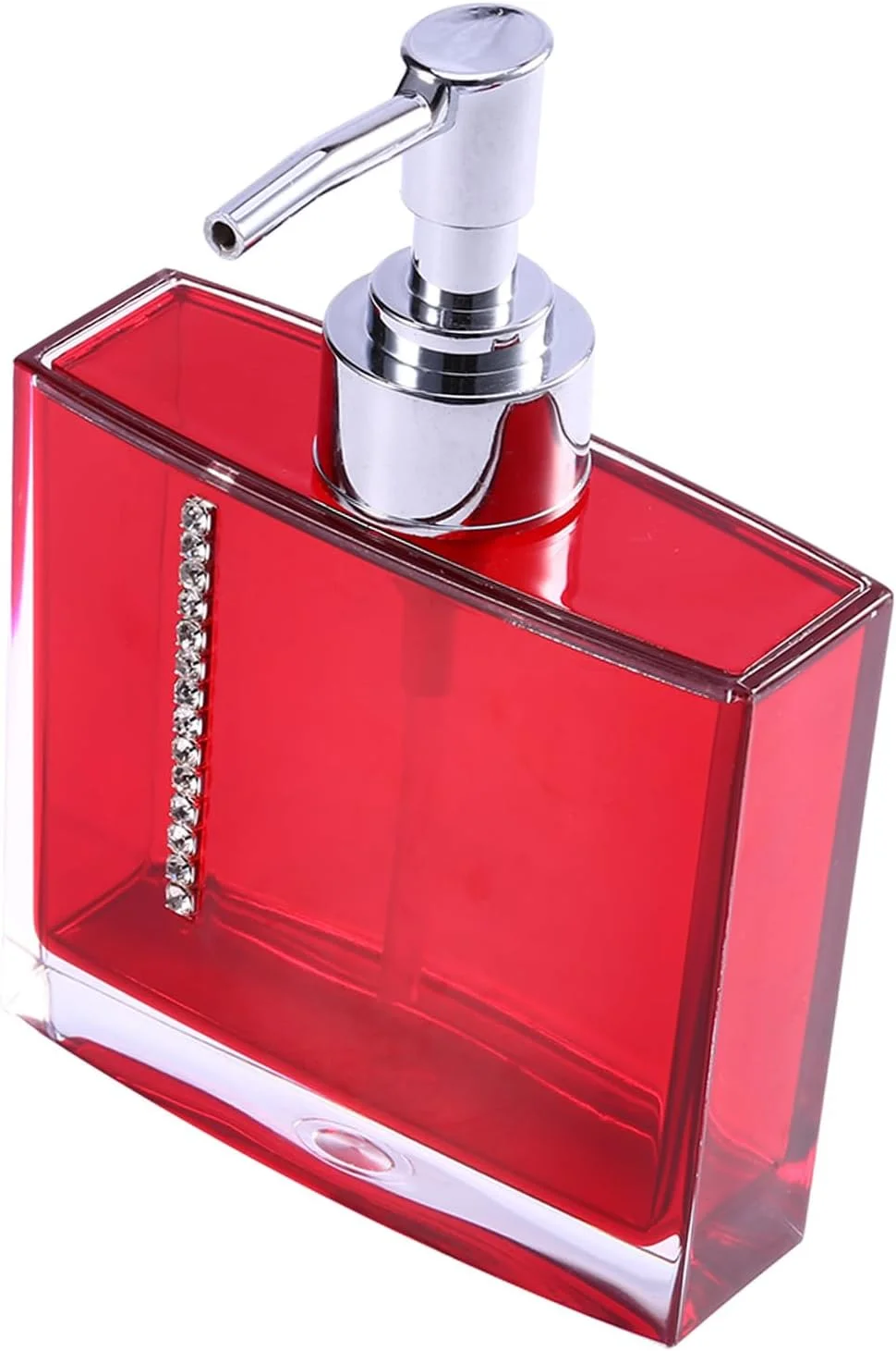 ست لوازم جانبی حمام آکریلیک 5 تکه - شامل جا مسواکی، جا صابونی، لیوان حمام و جای مایع دستشویی برای حمام