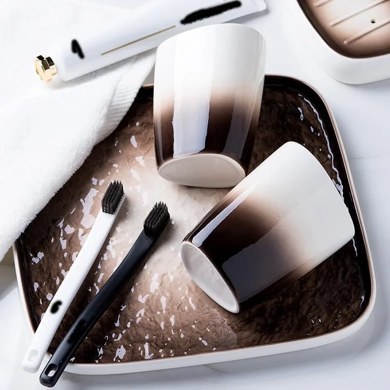 ست لوازم بهداشتی 6 تکه، لوازم حمام، ست فنجان مسواک، فنجان ست لوازم بهداشتی 6 تکه، لوازم حمام، ست فنجان مسواک، فنجان