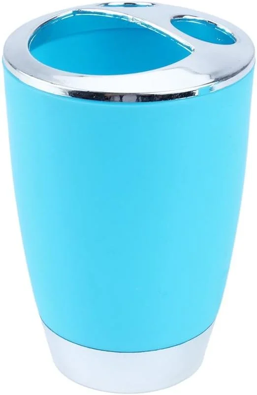 ست لوازم جانبی حمام AAGAZA، ست هدیه پلاستیکی 6 تکه شامل جا مسواکی، لیوان مسواک، جا صابونی، بطری لوسیون، برس توالت، سطل زباله برای پیشخوان تزئینی، آبی ست لوازم جانبی حمام AAGAZA، ست هدیه پلاستیکی 6 تکه شامل جا مسواکی، لیوان مسواک، جا صابونی، بطری لوسیون، برس توالت، سطل زباله برای پیشخوان تزئینی، آبی