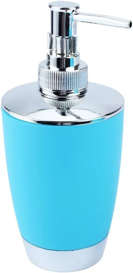 ست لوازم جانبی حمام AAGAZA، ست هدیه پلاستیکی 6 تکه شامل جا مسواکی، لیوان مسواک، جا صابونی، بطری لوسیون، برس توالت، سطل زباله برای پیشخوان تزئینی، آبی ست لوازم جانبی حمام AAGAZA، ست هدیه پلاستیکی 6 تکه شامل جا مسواکی، لیوان مسواک، جا صابونی، بطری لوسیون، برس توالت، سطل زباله برای پیشخوان تزئینی، آبی