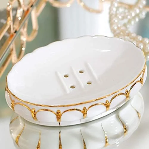 ست لوازم جانبی حمام، ست 5 تکه سرامیکی با طرح طلایی، ست لوازم جانبی حمام سرامیکی به سبک اروپایی رترو، ست حمام برای هدیه، ست لوازم جانبی حمام ست لوازم جانبی حمام، ست 5 تکه سرامیکی با طرح طلایی، ست لوازم جانبی حمام سرامیکی به سبک اروپایی رترو، ست حمام برای هدیه، ست لوازم جانبی حمام