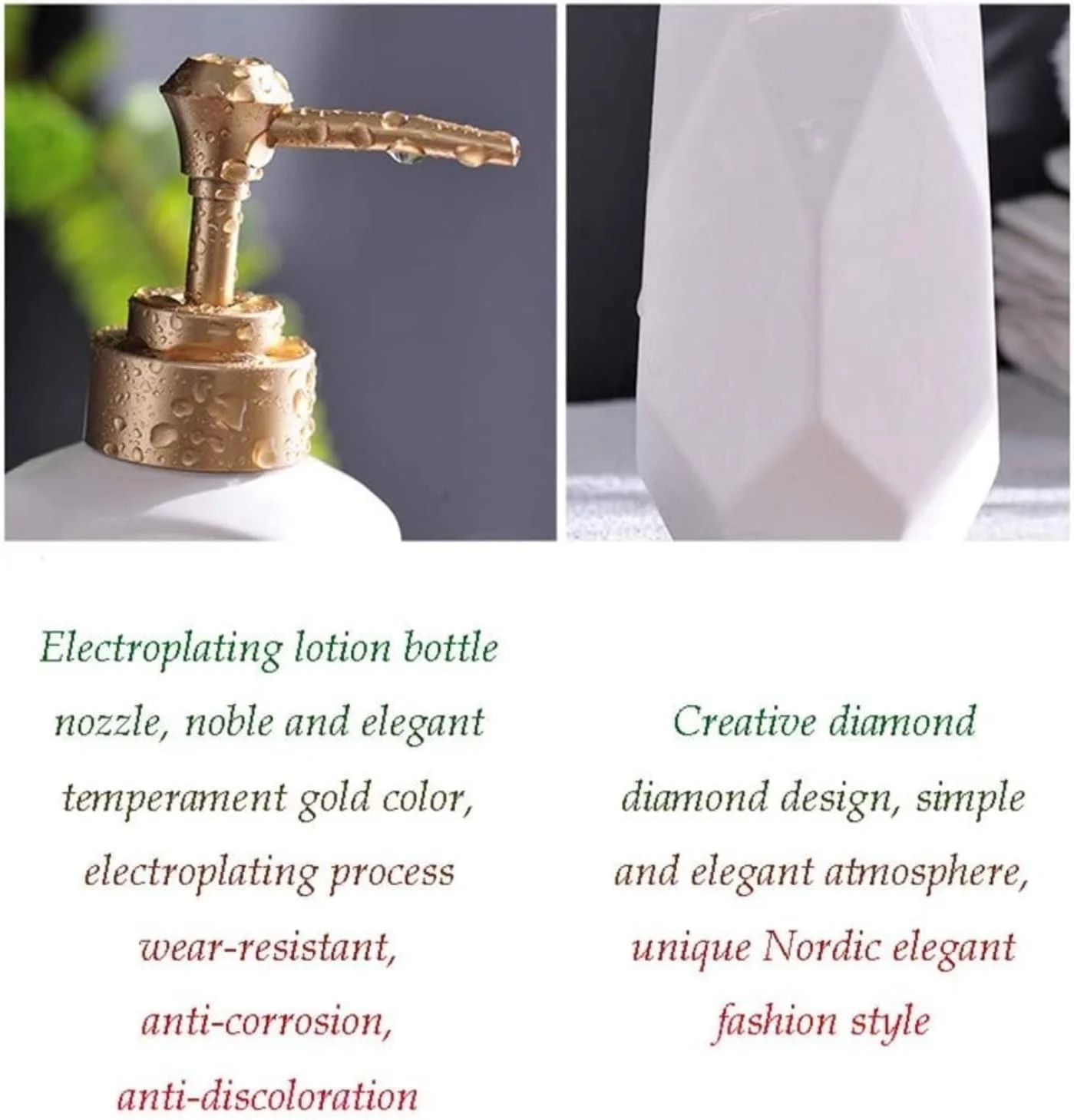 ست لوازم جانبی حمام، 5 تکه، سرامیک مات با طرح الماس، مجموعه ست حمام، دکوراسیون روشویی، ست لوازم جانبی حمام