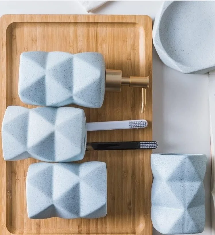 ست لوازم جانبی حمام، ست لوازم جانبی حمام، ست لوازم جانبی رومیزی حمام، پخش کننده صابون مایع، ظرف صابون لوسیون، جا مسواکی، ست لوازم جانبی حمام ست لوازم جانبی حمام، ست لوازم جانبی حمام، ست لوازم جانبی رومیزی حمام، پخش کننده صابون مایع، ظرف صابون لوسیون، جا مسواکی، ست لوازم جانبی حمام