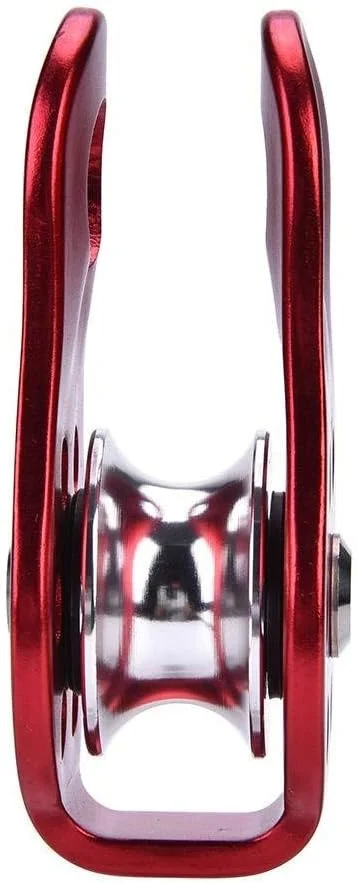 قرقره ثابت GQCQGS، قرقره صعود آلیاژ آلومینیوم سنگین تک چرخشی بلوک قرقره طناب تجهیزات جانبی ایمنی صعود