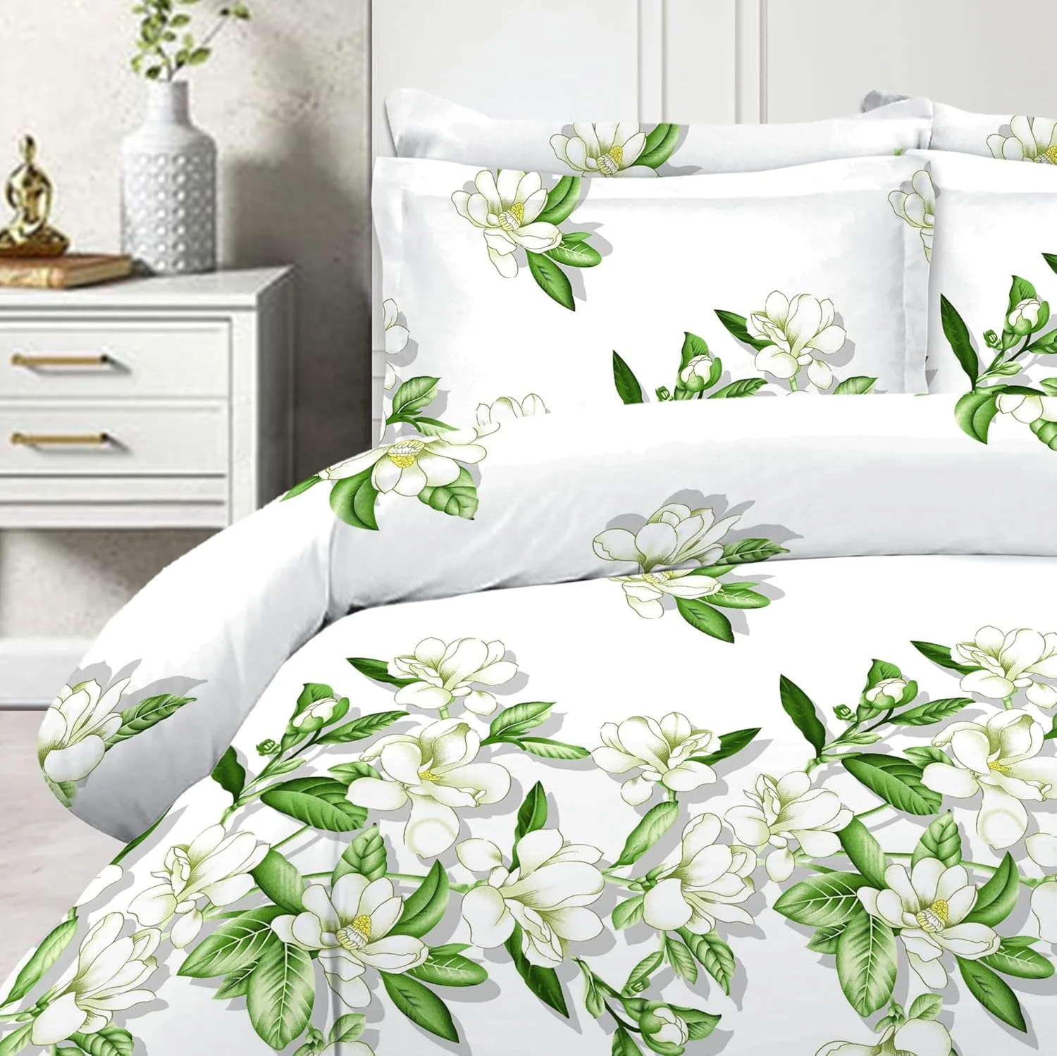 ست ملحفه 4 تکه آمالی سایز یک نفره (120x200+35 سانتی متر) شامل 1 روکش لحاف، 1 ملحفه کش دار، 1 روبالشی آکسفورد و 1 روبالشی استاندارد، با کیفیت بادوام و ماندگار