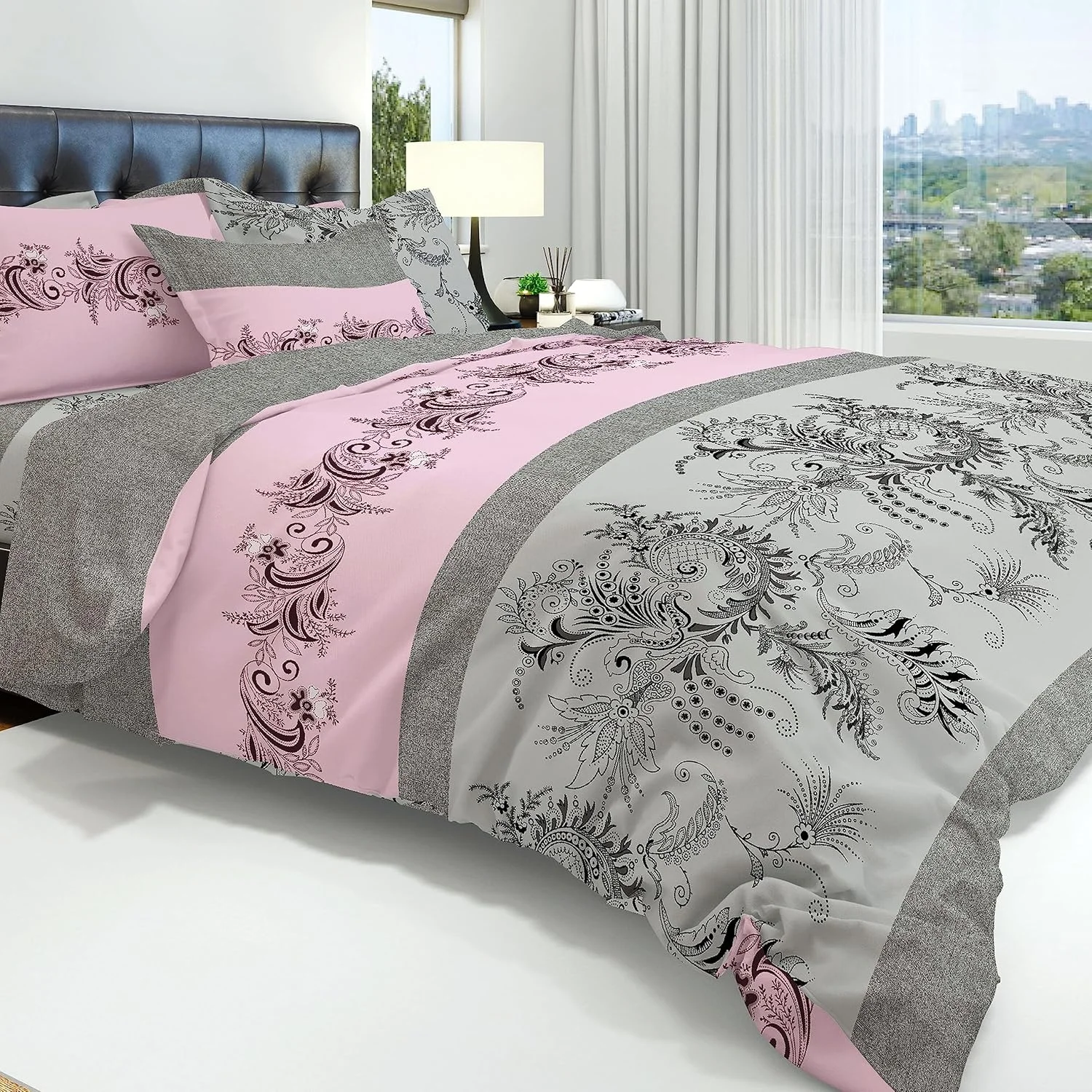 ست ملحفه دو نفره آملی شامل ملحفه رو، ملحفه کش دار و روبالشی (چند رنگ، ملحفه دو نفره) ست ملحفه دو نفره آملی شامل ملحفه رو، ملحفه کش دار و روبالشی (چند رنگ، ملحفه دو نفره)