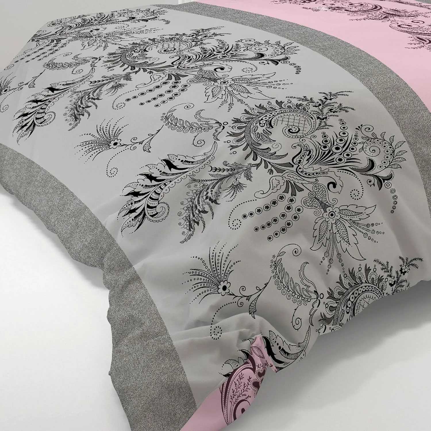 ست ملحفه دو نفره آملی شامل ملحفه رو، ملحفه کش دار و روبالشی (چند رنگ، ملحفه دو نفره)