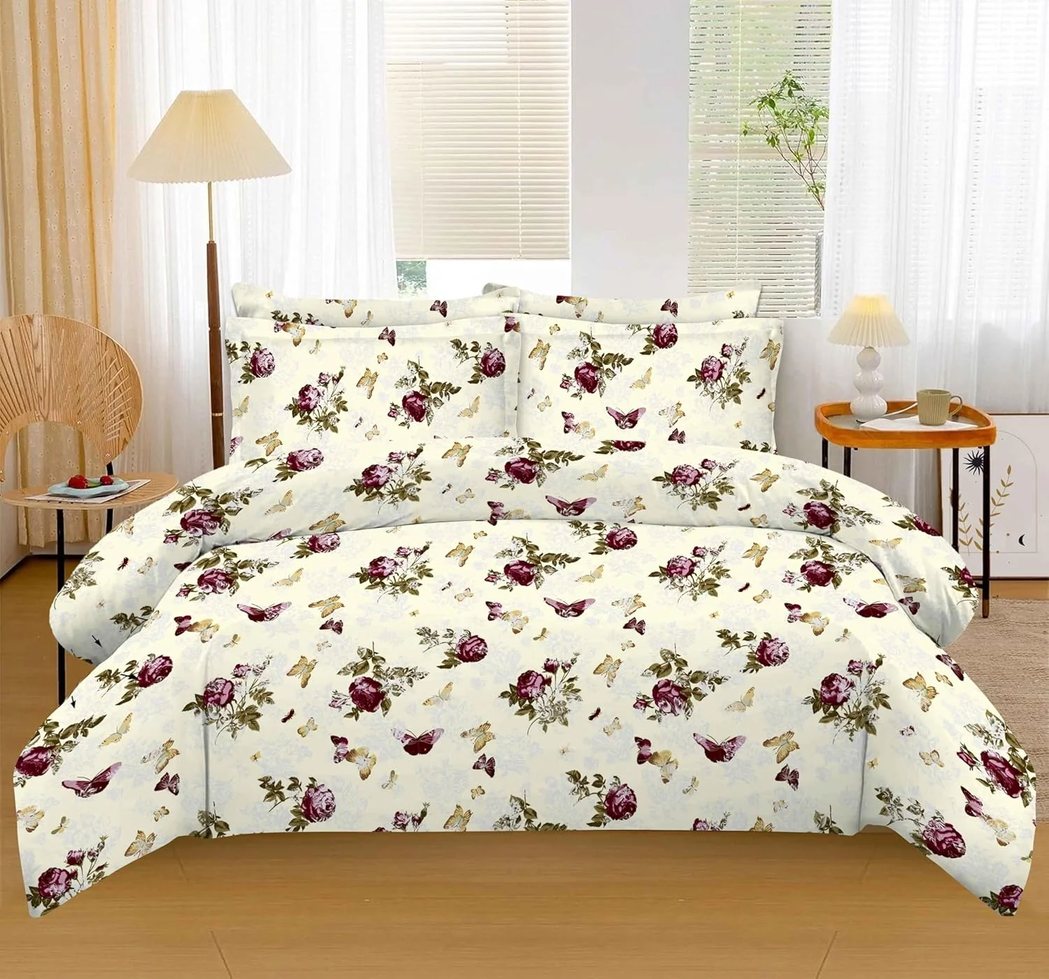 ست ملحفه پلی کتان 6 تکه AMALI سایز کوئین (160x200+35) سانتی متر شامل 1 ملحفه کش دار، 1 روکش لحاف و 2 روبالشی استاندارد و 2 روبالشی آکسفورد، پارچه نرم، تنفس پذیر و بادوام برای استفاده خانگی ست ملحفه پلی کتان 6 تکه AMALI سایز کوئین (160x200+35) سانتی متر شامل 1 ملحفه کش دار، 1 روکش لحاف و 2 روبالشی استاندارد و 2 روبالشی آکسفورد، پارچه نرم، تنفس پذیر و بادوام برای استفاده خانگی