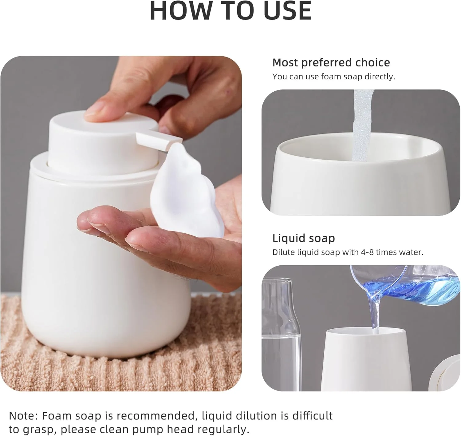 ست ۴ تکه لوازم جانبی سرامیکی حمام (سفید - فوم)