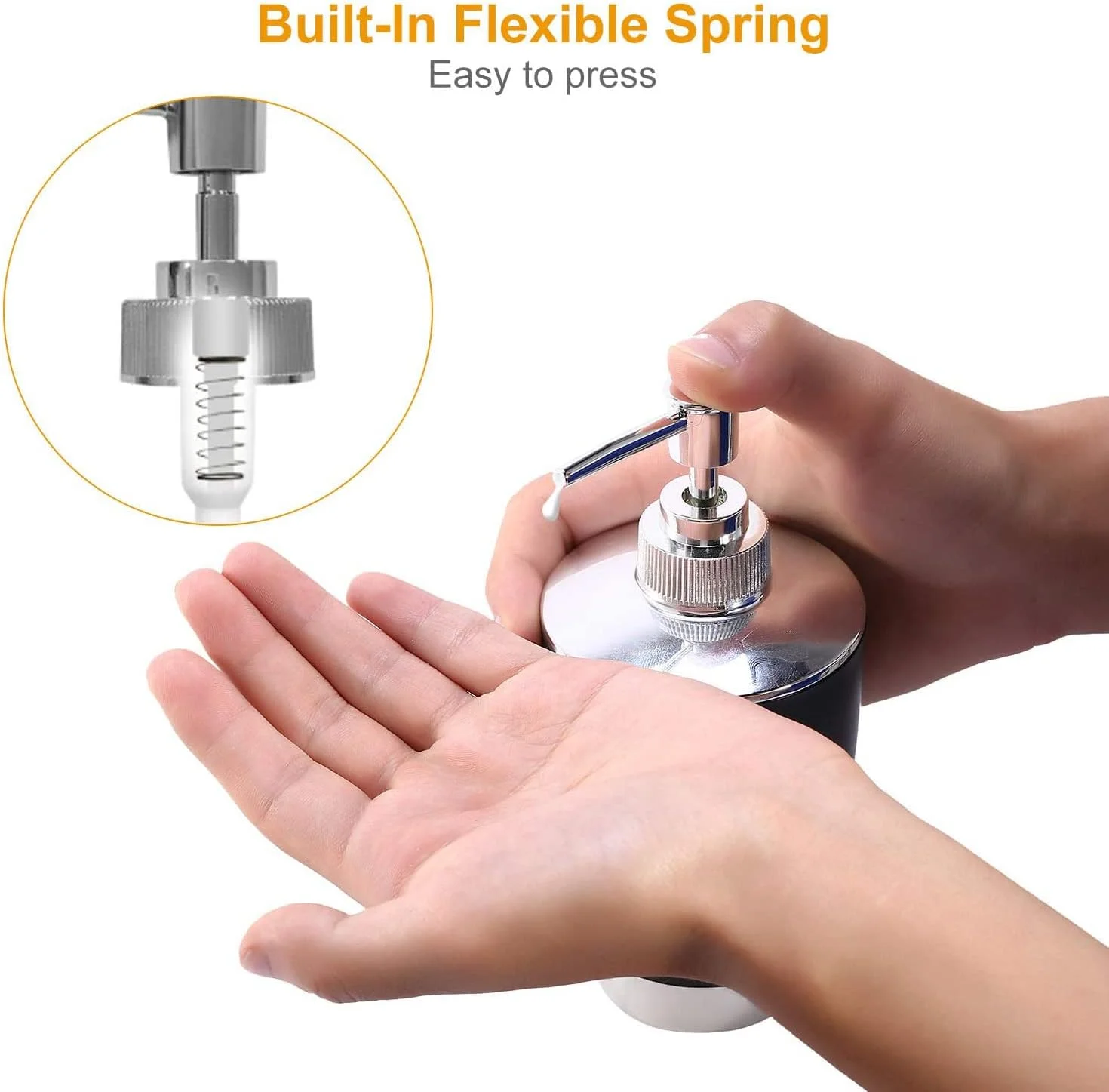 ست لوازم جانبی حمام عربست، مجموعه 6 تکه پلاستیکی، ست های لوازم جانبی حمام، ست های دکوری حمام برای پیشخوان تزئینی و هدیه خانه نویی (سفید)