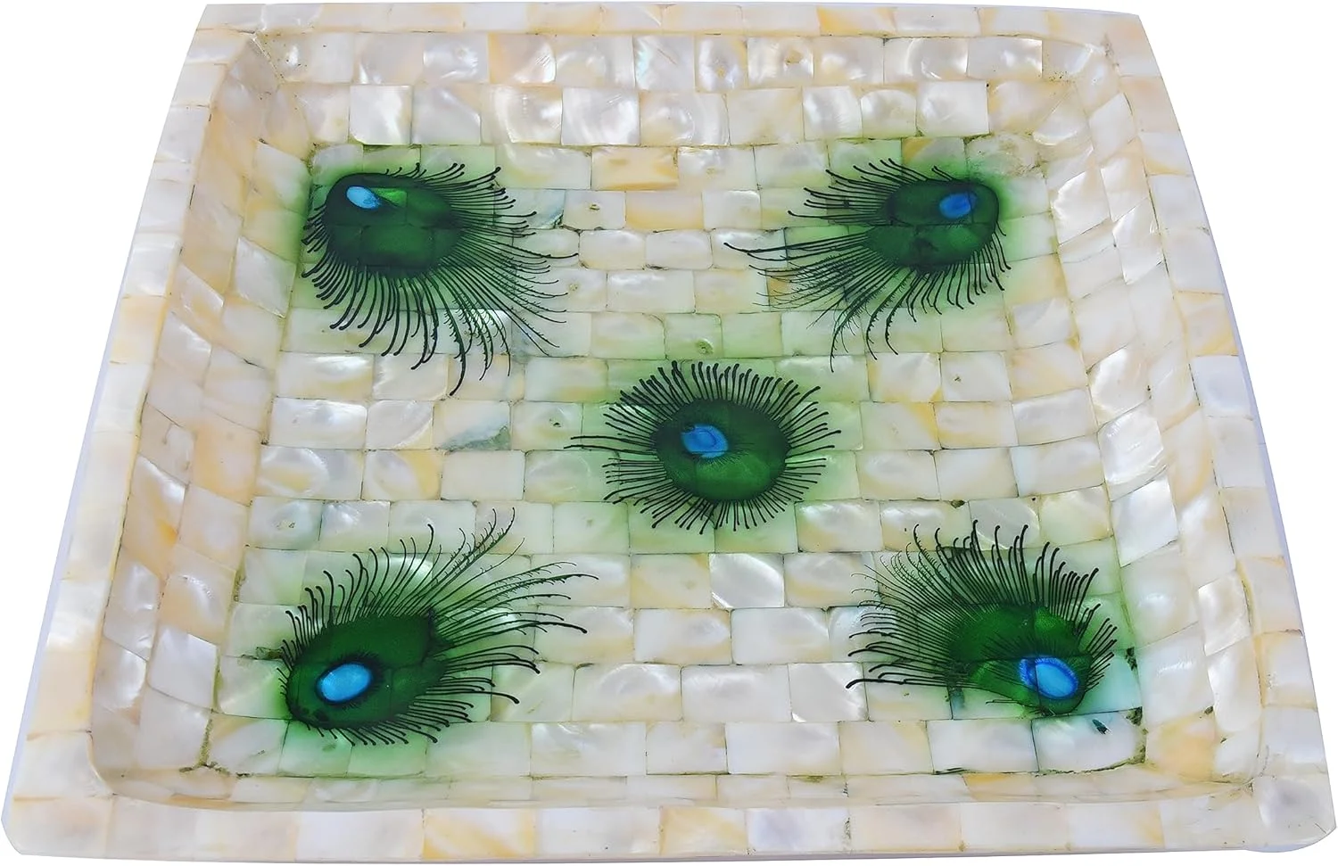 ست لوازم حمام ۴ تکه آرک وود آرت اینترنشنال، ست لوازم جانبی حمام منحصر به فرد، مجموعه رزین پلی با کیفیت بالا - جا مایع لوسیون/جا مسواکی/جا پنبه/سینی/لیوان