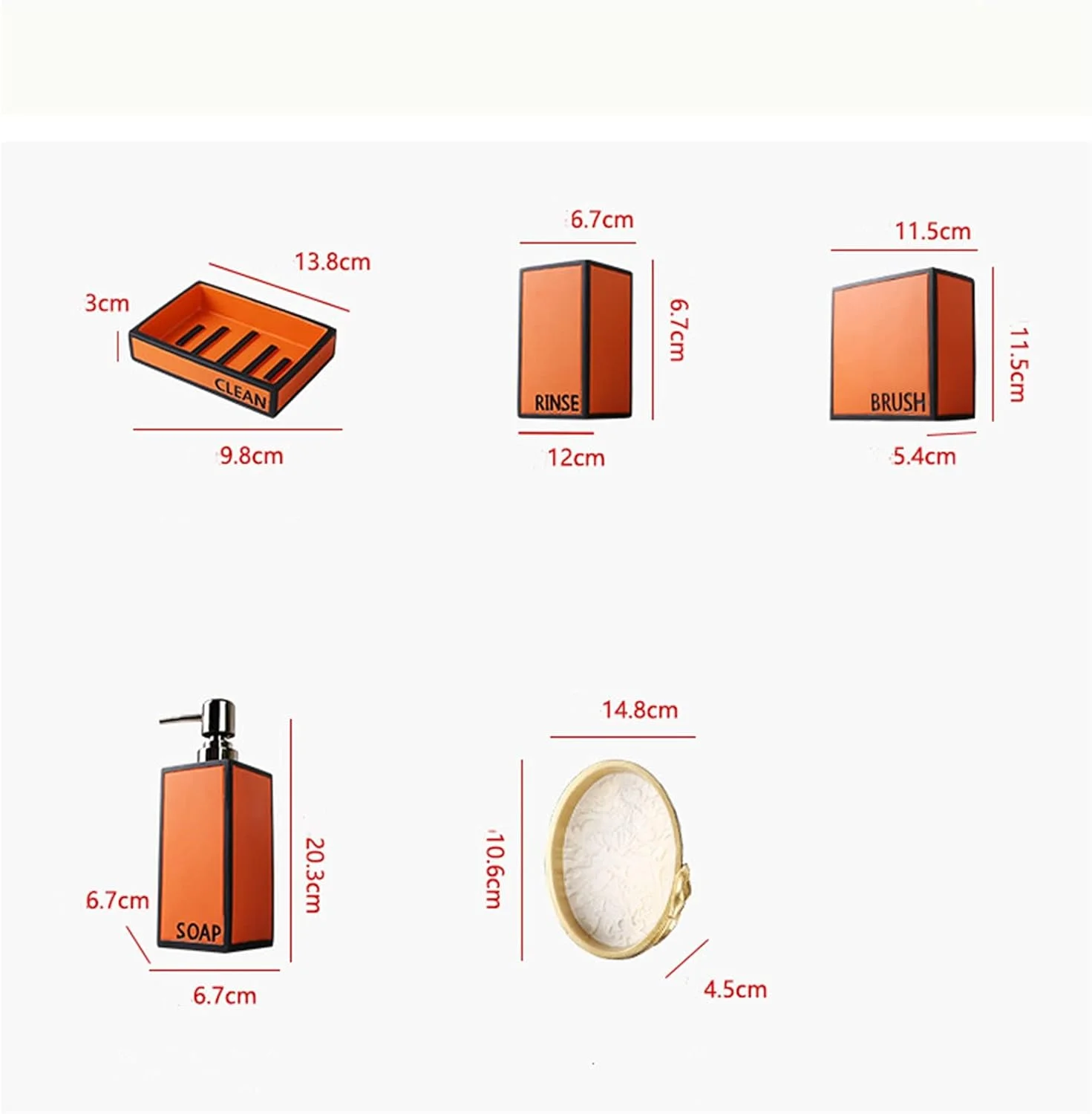 ست سرامیکی لوازم بهداشتی حمام BaiBnn، ست چهار تکه رزینی به سبک اروپایی، ساده و خلاقانه، لوازم خانگی مناسب منزل و هتل (رنگ: سفید تیتانیوم، سایز: تک سایز)