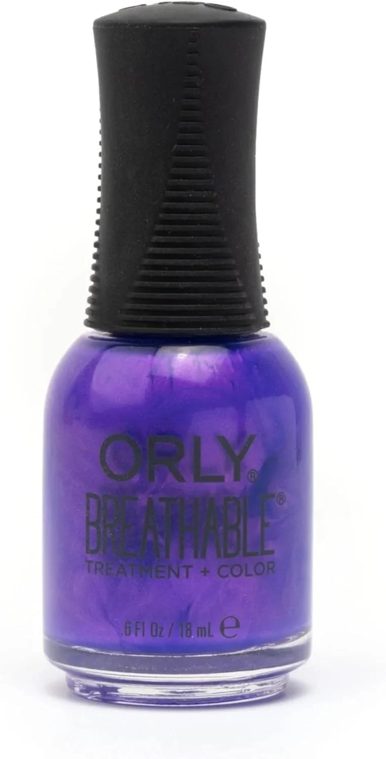 لاک ناخن اُرلی کالکشن نقطه ذوب | براق بنفش روشن | فرمول با پوشش کامل و ماندگاری طولانی با درپوش گیره دار | وگان و بدون تست حیوانی (آلیاژ میتی)