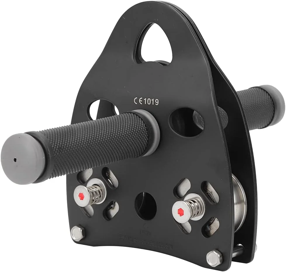 قرقره دسته دار، با پارچه رشته ای استیل ضد زنگ برای صخره نوردی در فضای باز