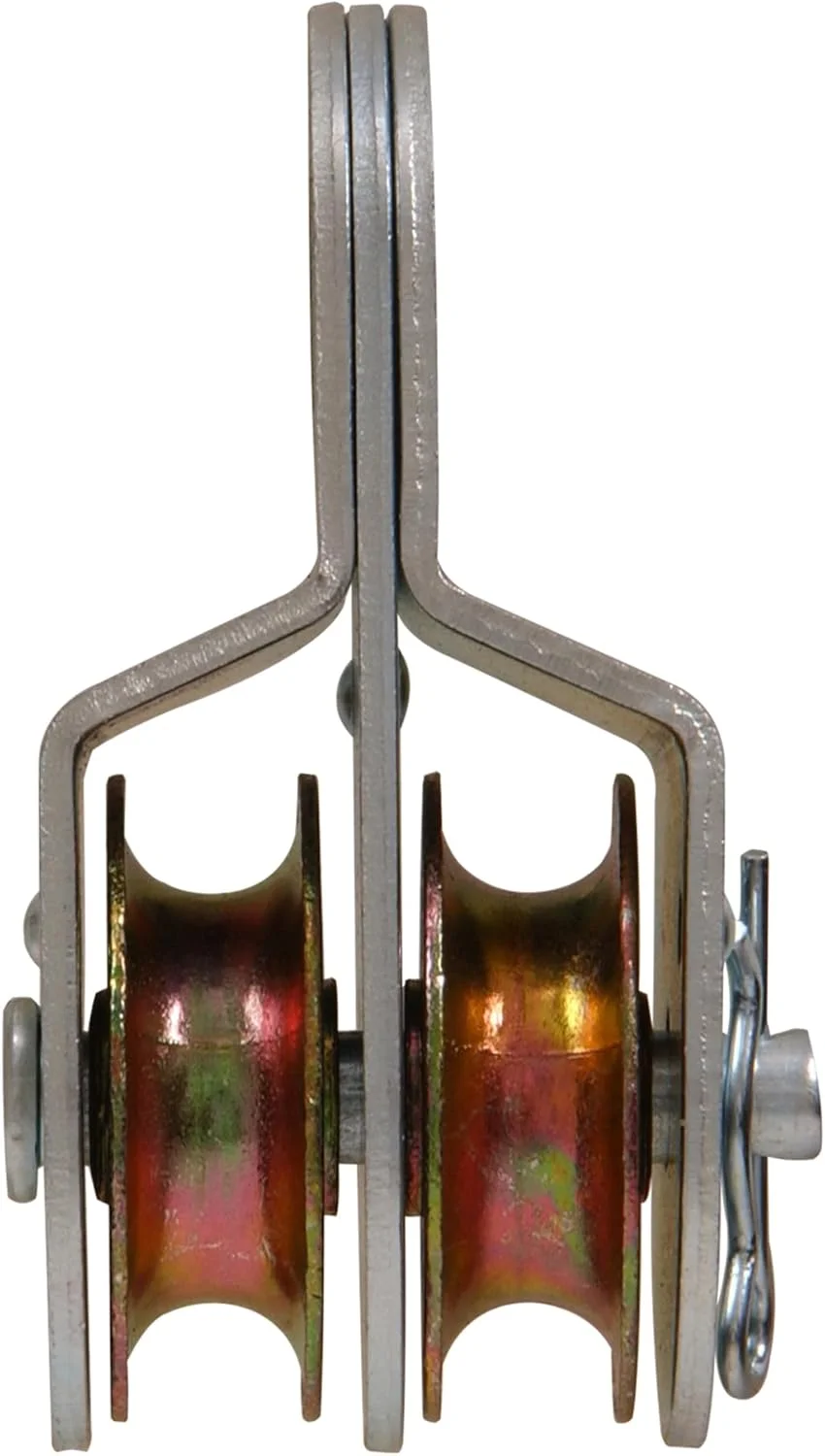 قرقره ثابت دوگانه سخت افزاری ضروری مدل 852494 (1-1/2 اینچ)، خاکستری