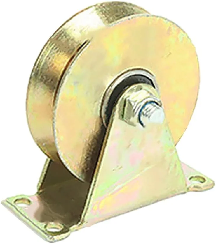 قرقره فولادی سنگین با بلبرینگ دوبل برای طناب های 1 تا 8 میلی متر (80 میلی متر)