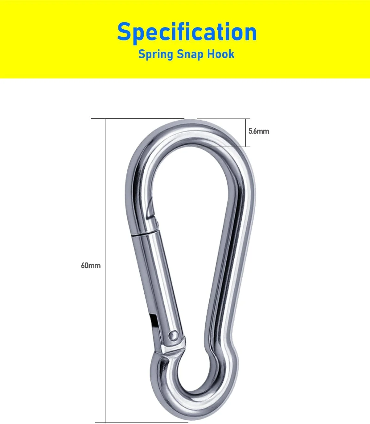 مجموعه قرقره تکی 8 عددی، چرخ قرقره بالابر فولاد ضد زنگ 304 M20 با قلاب های فنری M6، غلتک های طناب سنگین چرخشی 360 درجه برای طناب ها با تحمل بار تا 75 کیلوگرم