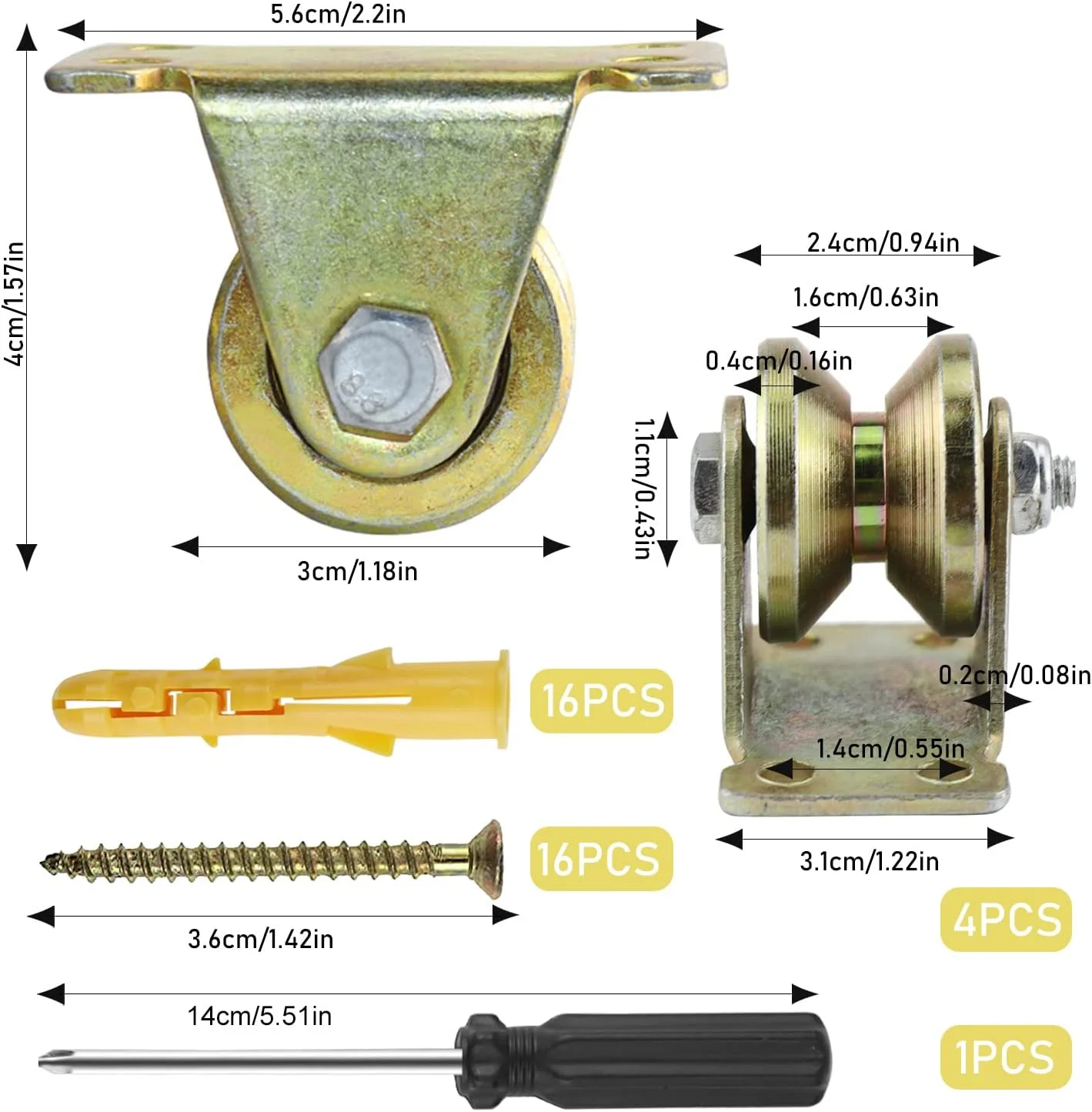 مجموعه قرقره طناب، 4 عددی، قرقره جرثقیل بالابر، قرقره گردان فولادی شیار V، قرقره های بطری، ظرفیت بار قوی، ضخیم شده برای طناب های فولادی، طناب ها، داخلی و خارجی، پرده ها