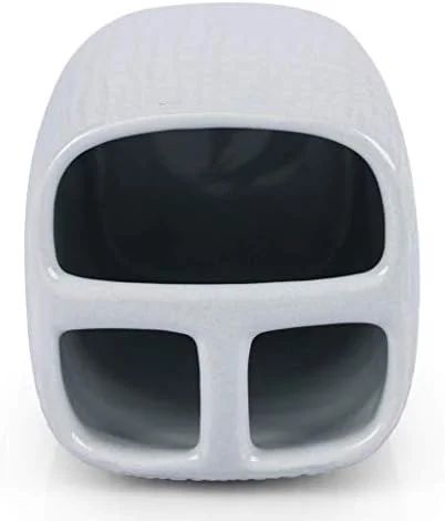 ست لوازم جانبی حمام، ست پنج تکه سرامیکی مات ساده و خلاقانه، جای مایع دستشویی، جا مسواکی، مناسب منزل و هتل