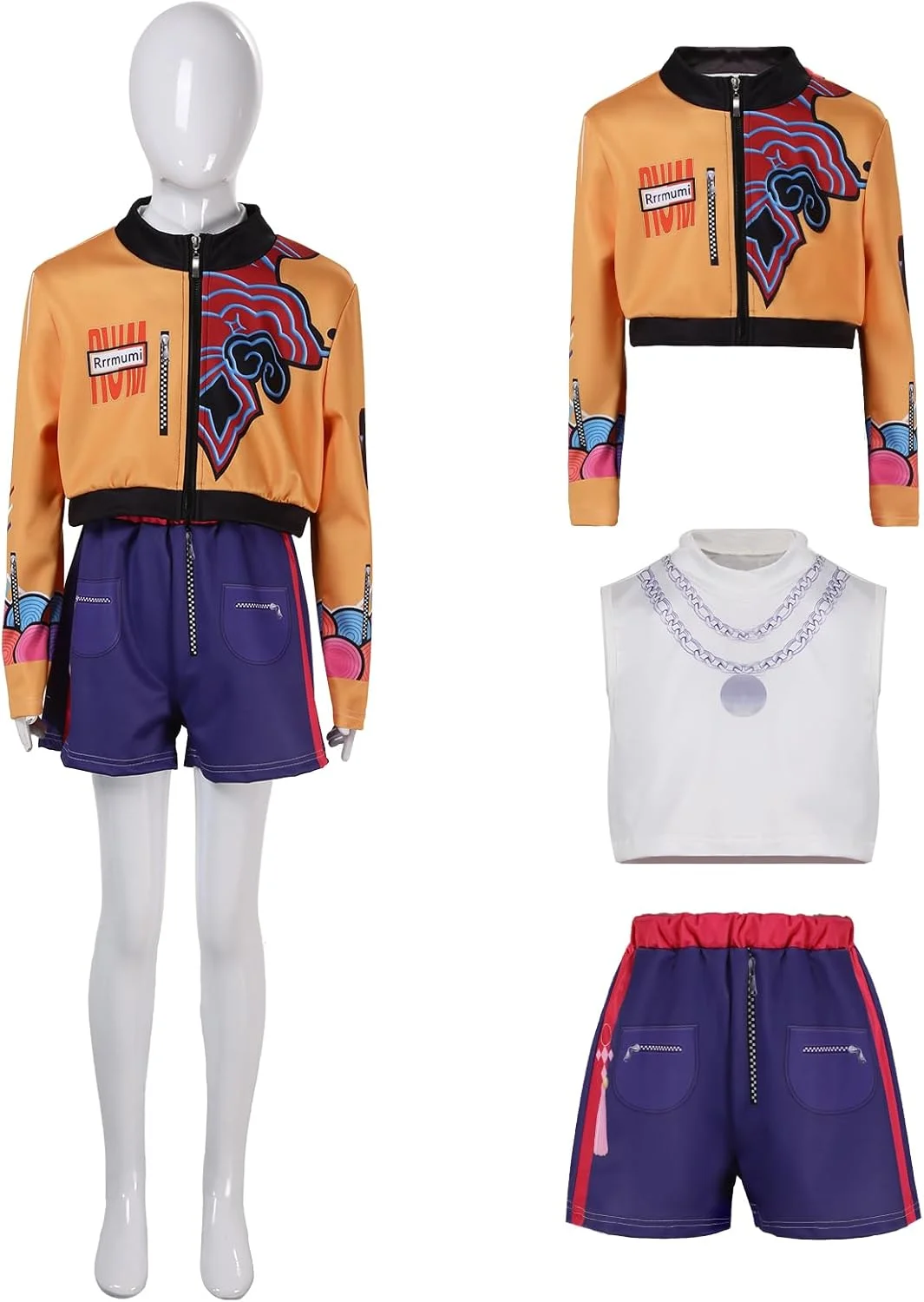 لباس رومی زویی میرا نوزابابی، لباس شکارچیان صحنه، لباس خوانندگان پاپ، لباس انیمه برای هالووین