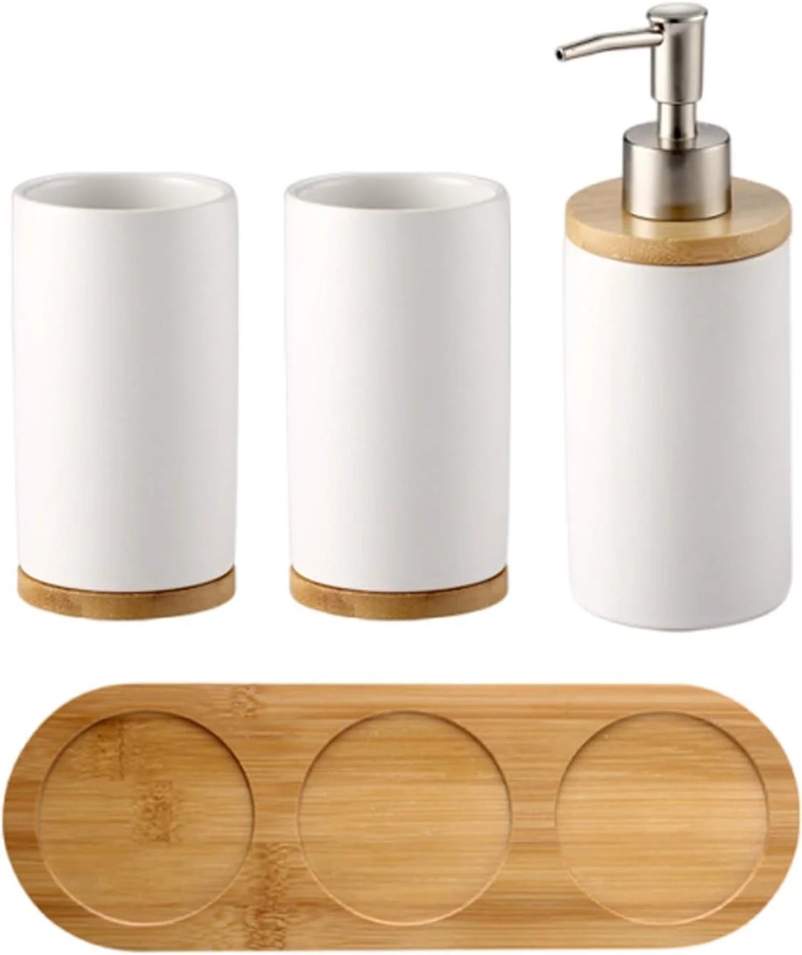 ست لوازم جانبی سرامیکی حمام، ست لوازم حمام، ست لوازم جانبی سرامیکی حمام، ست حمام، لوازم جانبی سرویس بهداشتی، برای دکوراسیون منزل، ست لوازم جانبی روی میز روشویی حمام