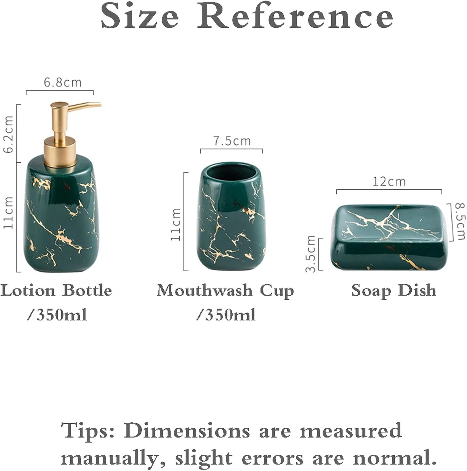ست لوازم جانبی سرامیکی حمام، ست لوازم جانبی حمام، ست لوازم لوکس حمام، ست لوازم بهداشتی رزینی حمام، طرح مرمر، برای لوازم جانبی روی میز روشویی حمام