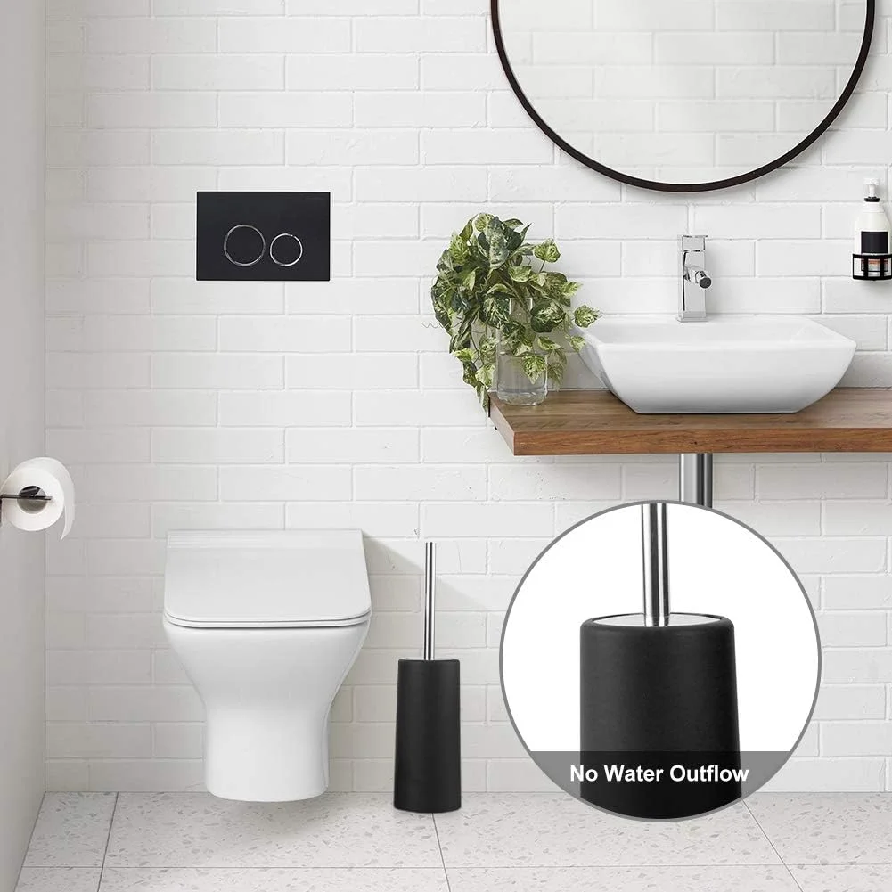 ست لوازم حمام بامبو 6 تکه، ست لوازم جانبی حمام، ست لوازم جانبی توالت سازگار با محیط زیست شامل جا مایع لوسیون، سطل زباله، جا مسواکی، لیوان مسواک، برس توالت و جا صابونی