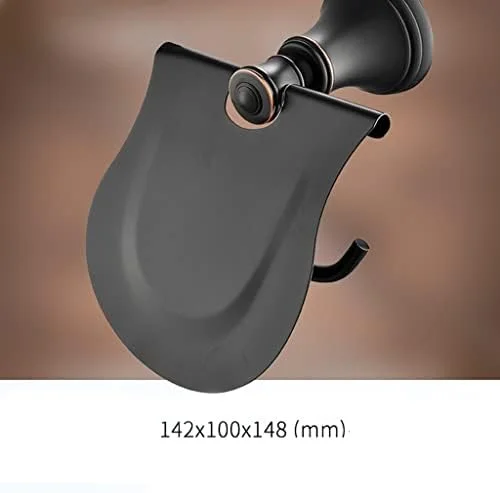 ست لوازم جانبی حمام، حلقه حوله، آویز لباس، جا دستمال کاغذی توالت، برس توالت، جا صابونی، نگهدارنده سشوار نصب شده روی دیوار