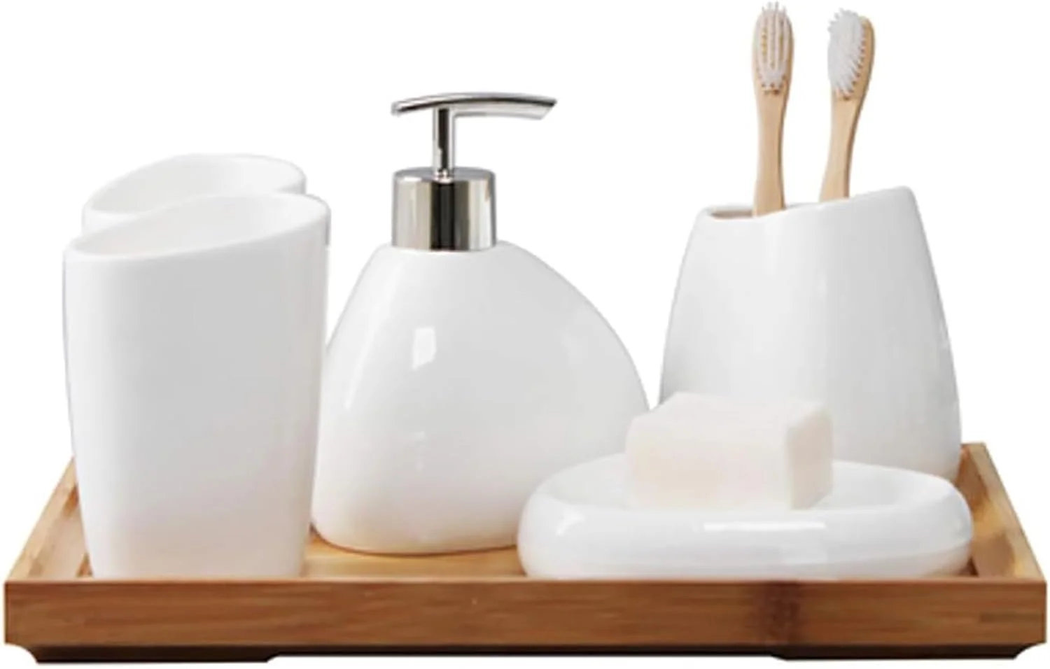 ست لوازم سرامیکی حمام، ست لوازم جانبی حمام، ست شش تکه سرامیکی ساده سفید، ست شستشو، کیت حمام ست لوازم سرامیکی حمام، ست لوازم جانبی حمام، ست شش تکه سرامیکی ساده سفید، ست شستشو، کیت حمام