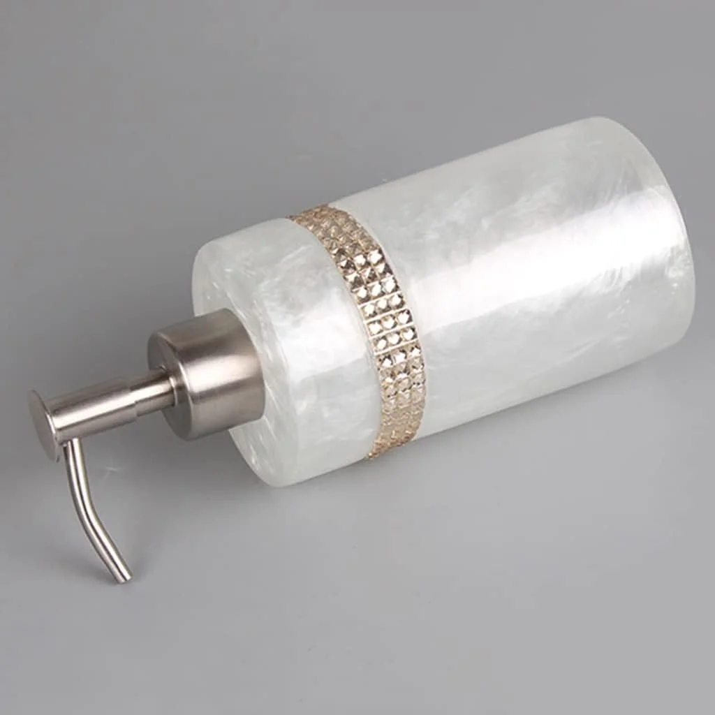 ست لوازم حمام ZLQHDG با سینی حمام، ست لوازم جانبی حمام 6 تکه خلاقانه شامل جا صابونی، جا مایع صابون، جا مسواکی و لیوان