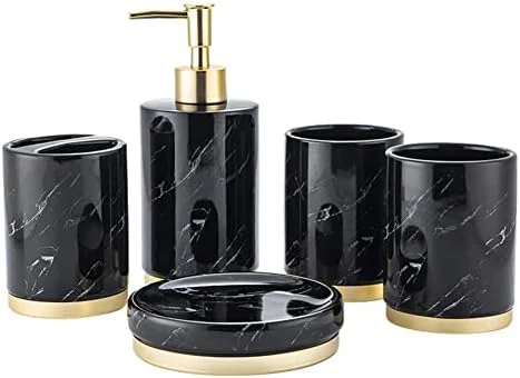 ست جا صابونی و لوازم جانبی حمام، ست نگهدارنده مسواک، ست لوازم حمام، ست صابون حمام، ست لوازم جانبی حمام، دکور حمام، ست لوازم جانبی حمام 5 تکه ست جا صابونی و لوازم جانبی حمام، ست نگهدارنده مسواک، ست لوازم حمام، ست صابون حمام، ست لوازم جانبی حمام، دکور حمام، ست لوازم جانبی حمام 5 تکه