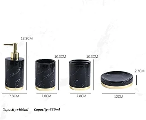 ست جا صابونی و لوازم جانبی حمام، ست نگهدارنده مسواک، ست لوازم حمام، ست صابون حمام، ست لوازم جانبی حمام، دکور حمام، ست لوازم جانبی حمام 5 تکه