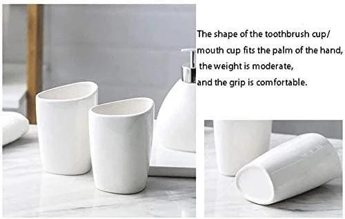 ست پنج تکه لوازم حمام، ست چهار تکه سرامیکی ساده، ست لوازم حمام، ست لیوان شستشو