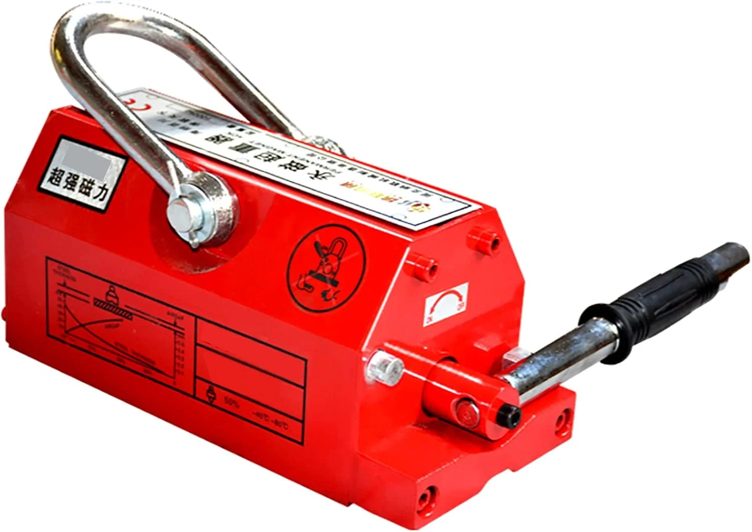 بالابر مغناطیسی با قابلیت بالابری 3.5 برابر، آهنربای بالابر 600 کیلوگرمی، جرثقیل آهنربای دائمی نئودیمیم آهن، سنگین برای بلند کردن ورق های فولادی، صفحات، سیلندرها و بلوک ها