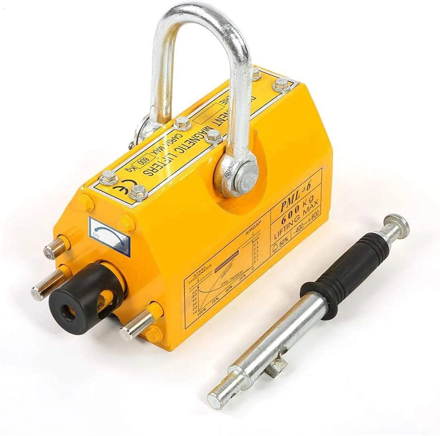 آهنربای بالابر جرثقیل 600 کیلوگرمی قوی و سنگین، بالابر مغناطیسی دائمی صنعتی، بالابر مواد فلزی مغناطیسی فولادی آهنربای بالابر جرثقیل 600 کیلوگرمی قوی و سنگین، بالابر مغناطیسی دائمی صنعتی، بالابر مواد فلزی مغناطیسی فولادی