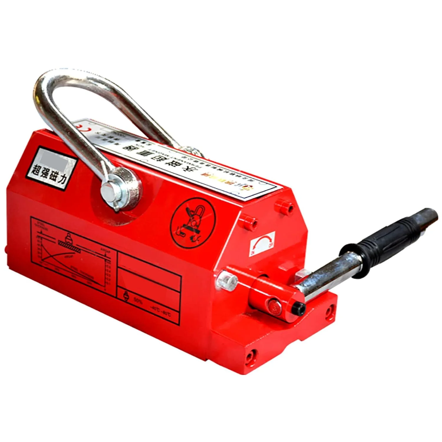 بالابر مغناطیسی GZDtdsd، آهنربای بالابر با قابلیت بالابری 3.5 برابر، آهنربای بالابر 600 کیلوگرمی، جرثقیل آهنربایی دائمی نئودیمیم آهن، سنگین برای بلند کردن ورق های فولادی، صفحات، سیلندرها و بلوک ها