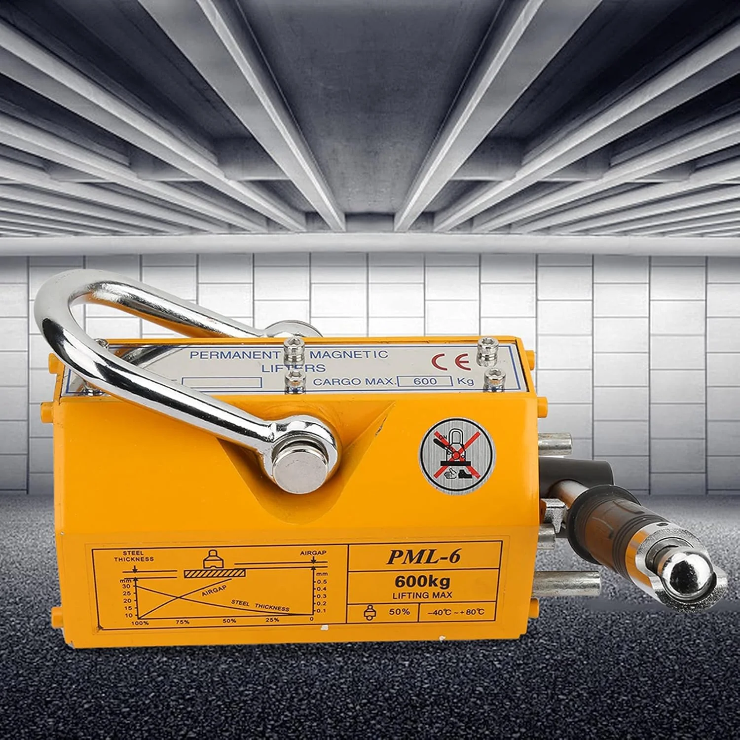 جرثقیل مغناطیسی دائمی GZDtdsd، ابزار بالابر مغناطیسی قابل حمل 600 کیلوگرمی جرثقیل مغناطیسی دائمی GZDtdsd، ابزار بالابر مغناطیسی قابل حمل 600 کیلوگرمی