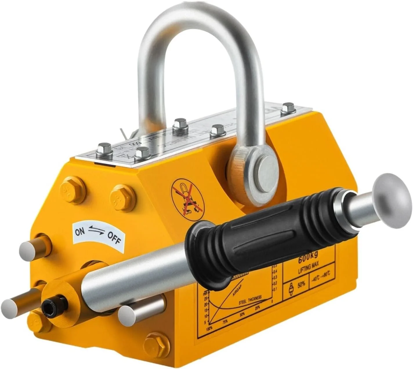 بالابر مغناطیسی دائم فولادی KLUFO با ظرفیت 100 تا 400 کیلوگرم - بالابر جرثقیل مغناطیسی نئودیمیوم برای بلند کردن ورق فلزی، بلوک و صفحه - بالابر 3 در 1 بالابر مغناطیسی دائم فولادی KLUFO با ظرفیت 100 تا 400 کیلوگرم - بالابر جرثقیل مغناطیسی نئودیمیوم برای بلند کردن ورق فلزی، بلوک و صفحه - بالابر 3 در 1