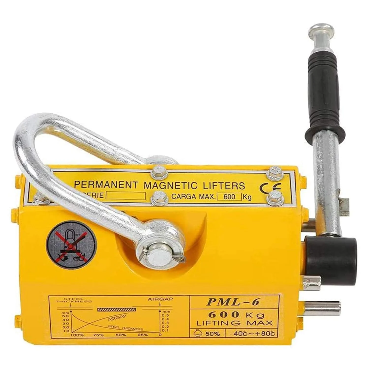 آهنربای بالابر جرثقیل 600 کیلوگرمی تمکین، بالابر مغناطیسی دائمی صنعتی، بالابر مواد فلزی مغناطیسی فولادی آهنربای بالابر جرثقیل 600 کیلوگرمی تمکین، بالابر مغناطیسی دائمی صنعتی، بالابر مواد فلزی مغناطیسی فولادی