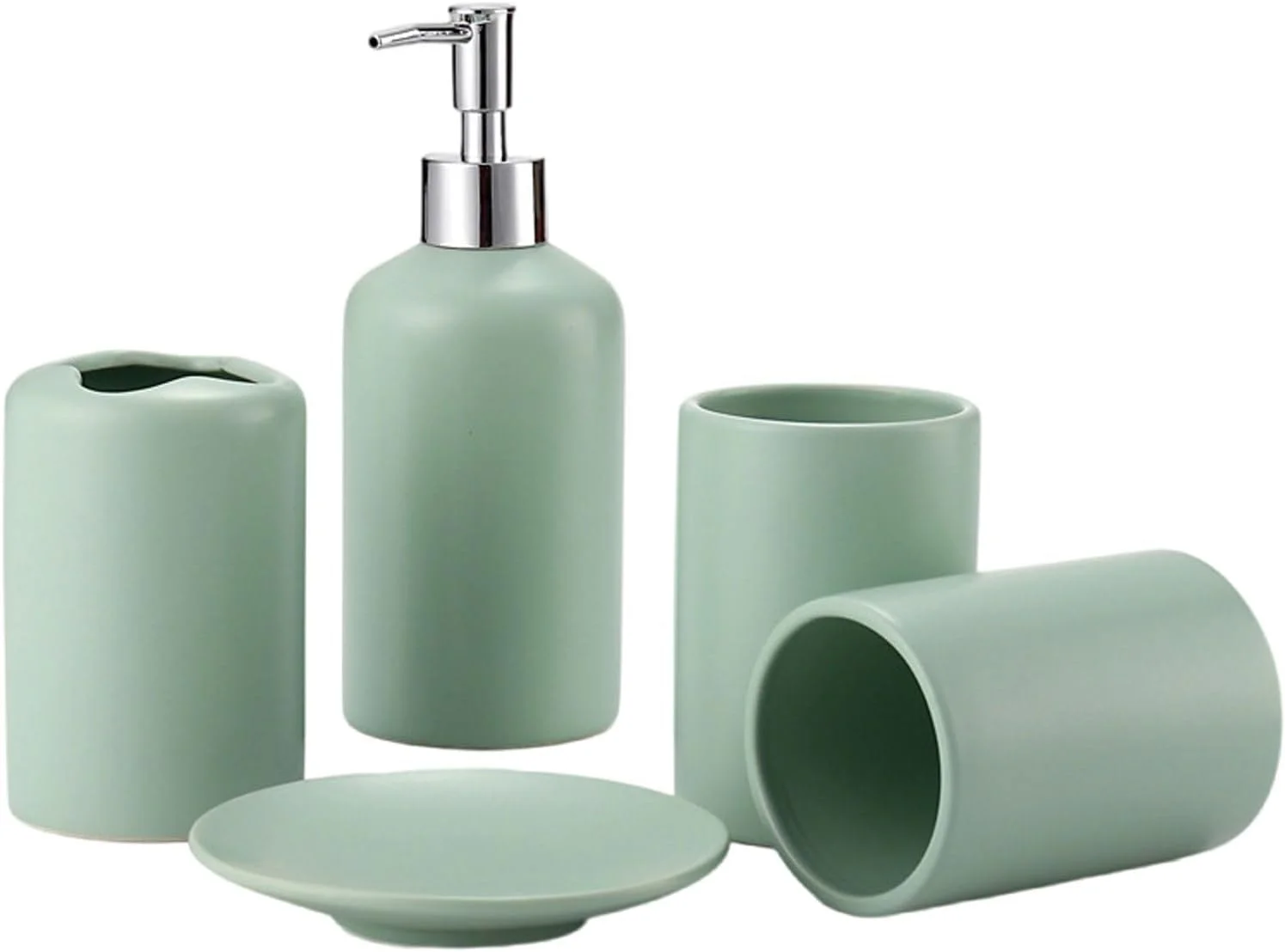 ست لوازم جانبی حمام، ست لوازم جانبی حمام سرامیکی، ست لوازم جانبی رویه کابینت حمام، ست حمام، کیت لوازم بهداشتی، دکور حمام، ست برای خانه و هتل ها