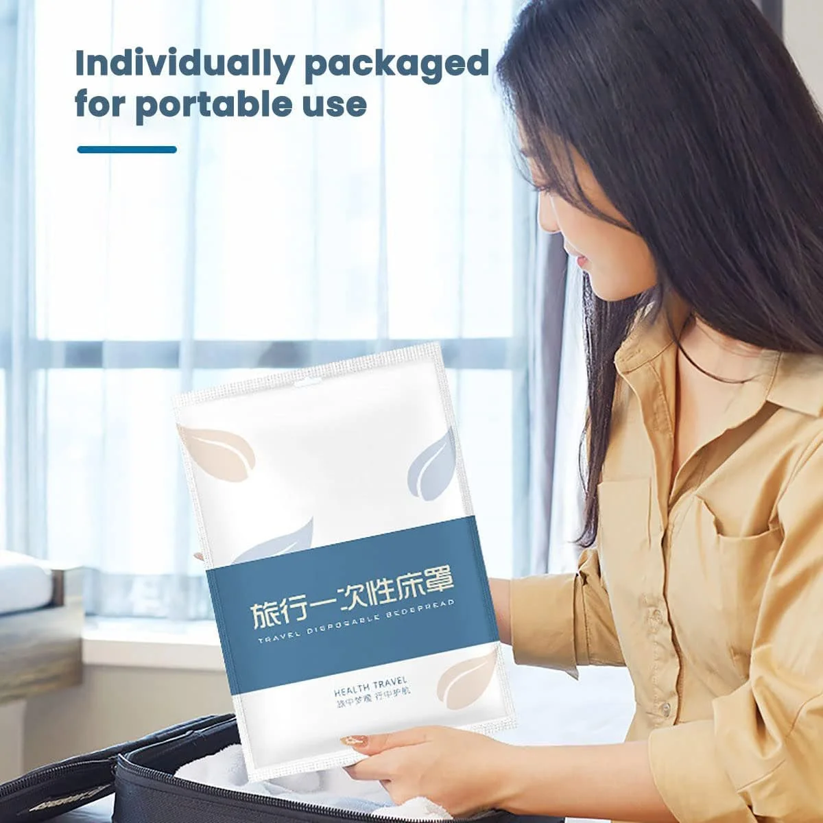 ملحفه یکبار مصرف کش دار سایز کوئین Azonee، ملحفه مسافرتی یکبار مصرف به همراه روکش لحاف و روبالشتی، ست ملحفه یکبار مصرف مسافرتی (ست 4 تکه) ملحفه یکبار مصرف کش دار سایز کوئین Azonee، ملحفه مسافرتی یکبار مصرف به همراه روکش لحاف و روبالشتی، ست ملحفه یکبار مصرف مسافرتی (ست 4 تکه)