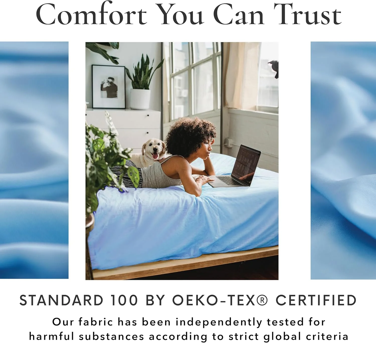 ملحفه های بامبو لاکچری بامبو بی سایز کینگ - ست 4 تکه ملحفه خنک کننده فوق العاده نرم کینگ برای افراد گرمایی - بامبو 100% ارگانیک ست ملحفه کینگ مناسب تا 16 اینچ پاکت عمیق - سازگار با محیط زیست - کینگ - آبی روشن ملحفه های بامبو لاکچری بامبو بی سایز کینگ - ست 4 تکه ملحفه خنک کننده فوق العاده نرم کینگ برای افراد گرمایی - بامبو 100% ارگانیک ست ملحفه کینگ مناسب تا 16 اینچ پاکت عمیق - سازگار با محیط زیست - کینگ - آبی روشن