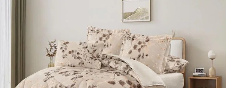 ست ملحفه طرح گلدار سایز کینگ همراه با روبالشی، شامل ۱ ملحفه و ۲ روبالشی (قهوه ای تیره، کینگ (استاندارد بریتانیا))