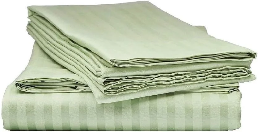 ملحفه کشدار تکنفره نخی راهراه آبی، بستهی 2 عددی، 90x190x15 سانتیمتر، Newfs-0319 ملحفه کشدار تکنفره نخی راهراه آبی، بستهی 2 عددی، 90x190x15 سانتیمتر، Newfs-0319