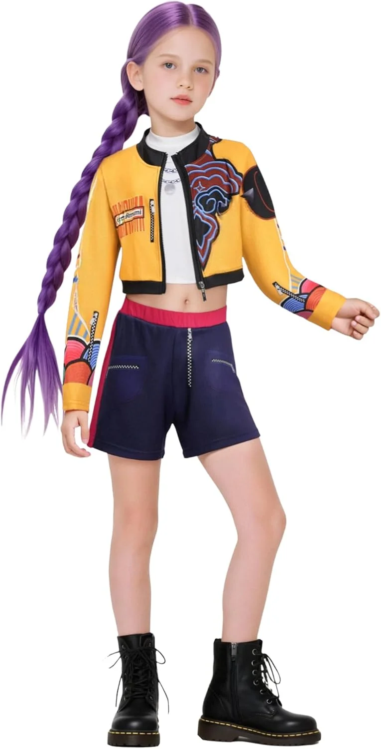 لباس اجرای گروه خوانندگان پاپ دخترانه DJYLBV، مناسب برای کودکان 4 تا 12 سال