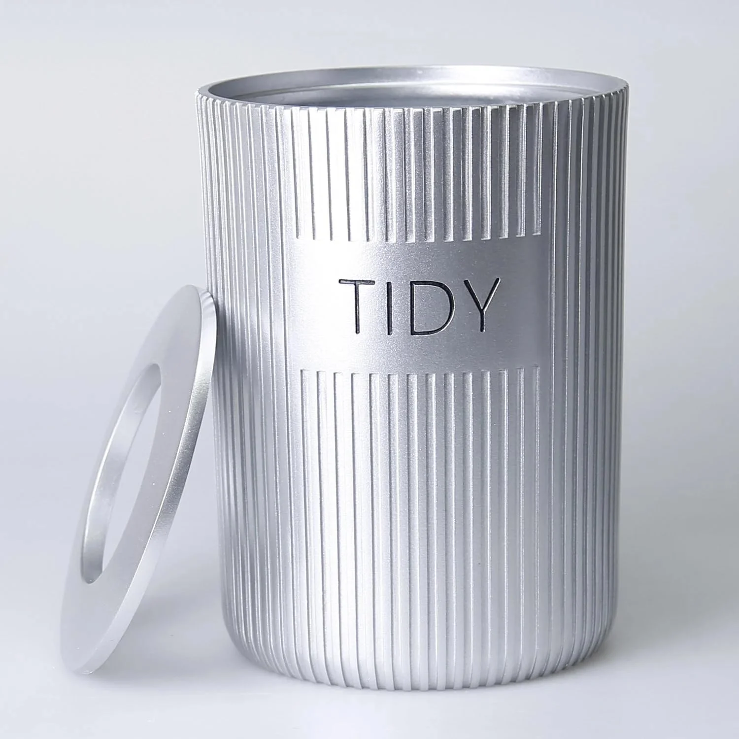 ست سرویس بهداشتی 5 تکه طرح شیاردار، رنگ نقره ای